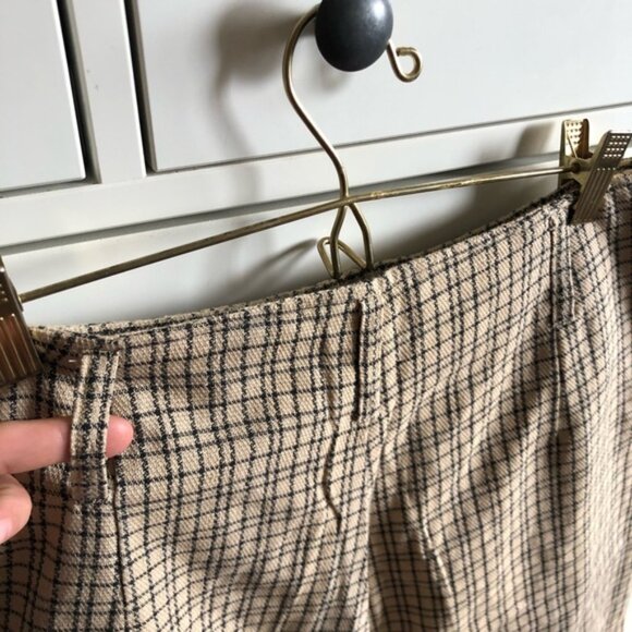 Vintage plaid Bermuda shorts - Picture 2 of 5
